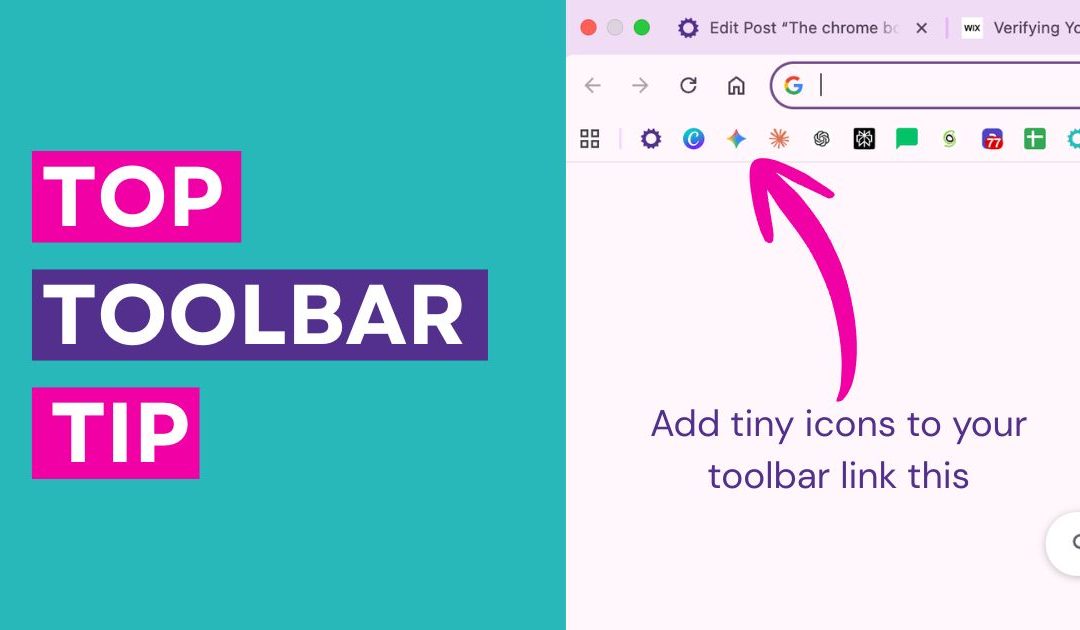 The chrome bookmark bar trick that will make you feel like a genius